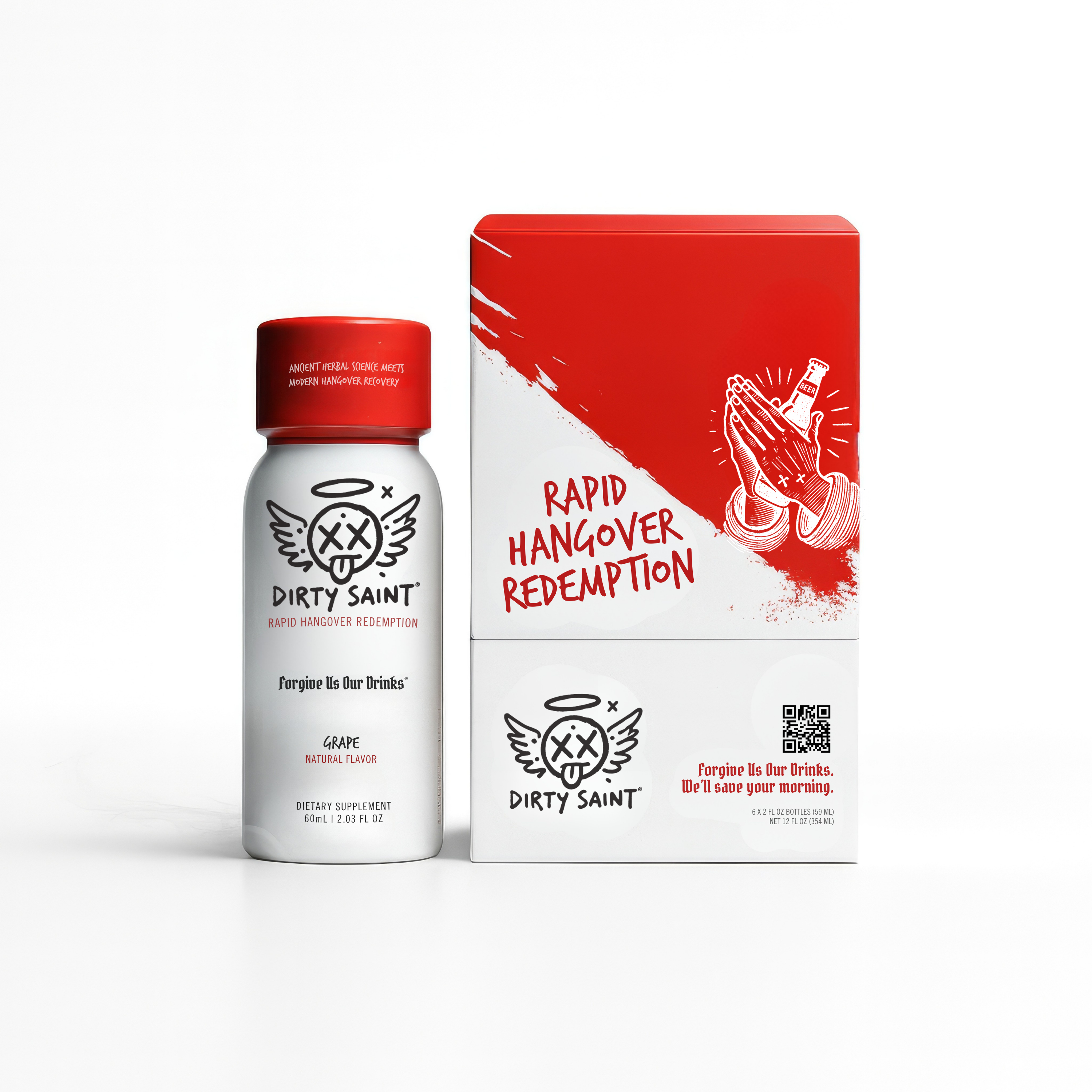 Rapid Hangover Recovery Shot in Natural Grape Flavor