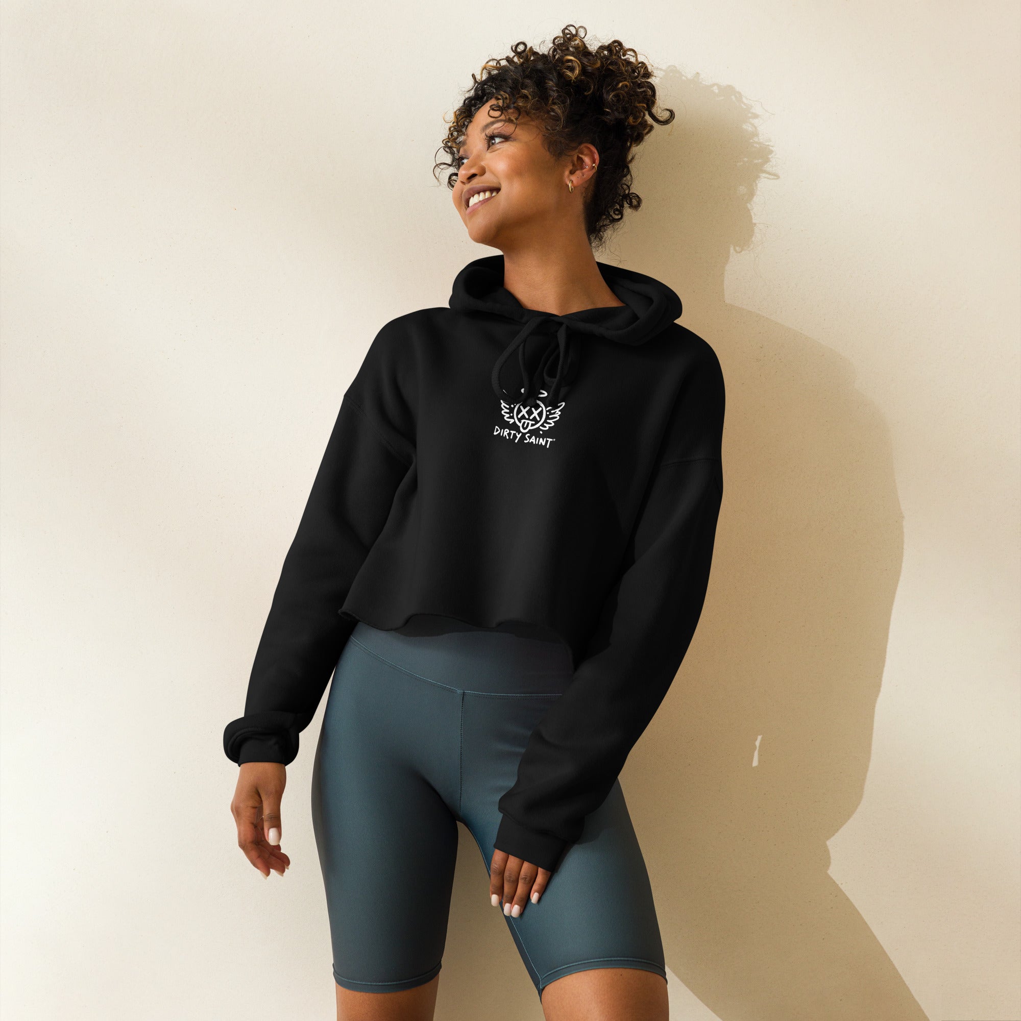 DIRTY SAINT® Women's Morning-After Cropped Hoodie – Dirty Saint