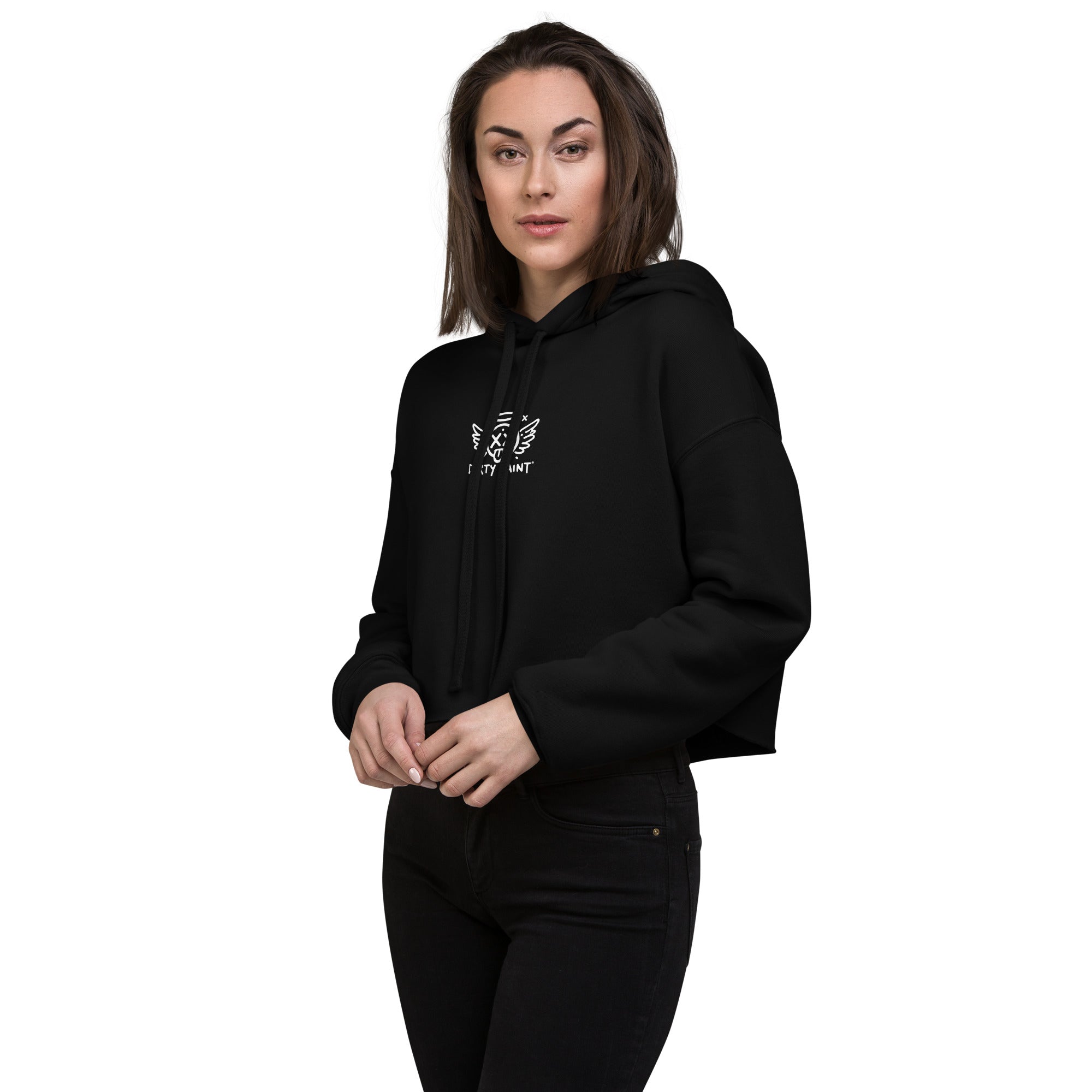 DIRTY SAINT® Women's Morning-After Cropped Hoodie – Dirty Saint